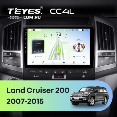 Штатная магнитола Teyes CC4L 6/64 Toyota Land Cruiser 11 200 (2007-2015) F3 Тип-A