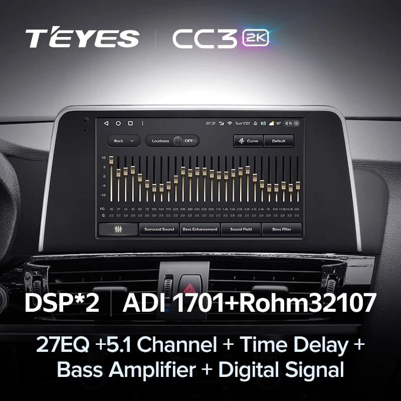 Штатная магнитола Teyes CC3 2K 4/64 BMW X3 F25 CIC (2010-2014)