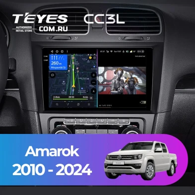 Штатная магнитола Teyes CC3L 4/32 Volkswagen Amarok (2010-2024)