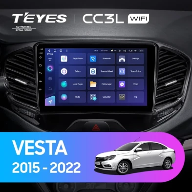 Штатная магнитола Teyes CC3L WiFi 2/32 Lada Vesta Cross Sport (2015-2022) F1