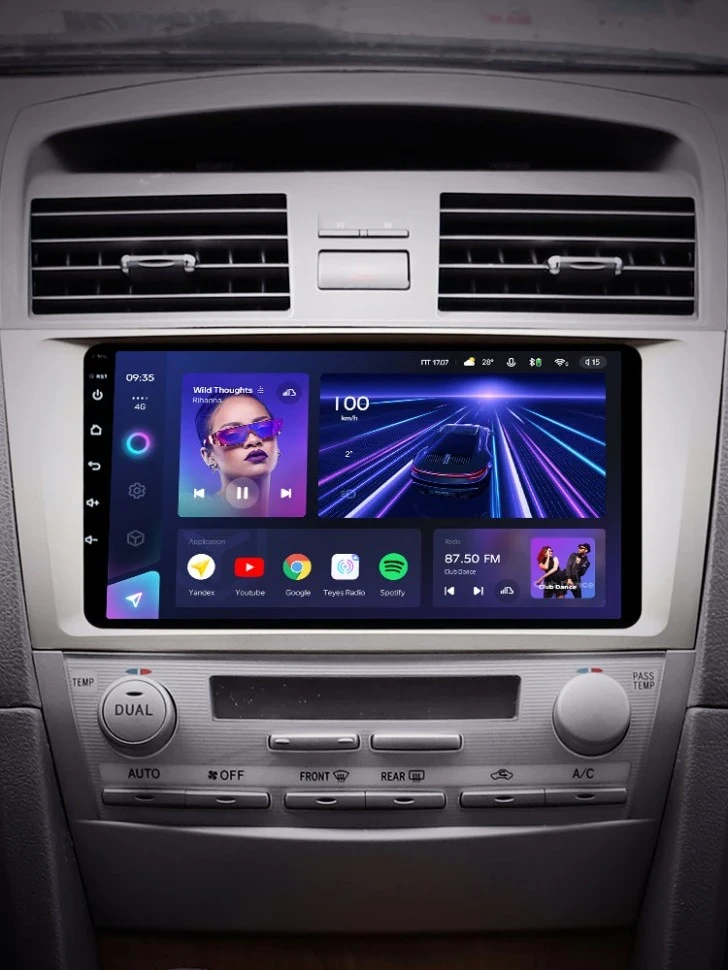 Штатная магнитола Teyes CC3 4/32 Toyota Camry 6 XV 40 (2006-2011) F1