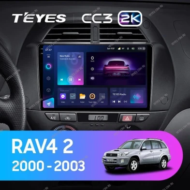 Штатная магнитола Teyes CC3 2K 4/64 Toyota RAV4 2 CA20 (2000-2003) F3