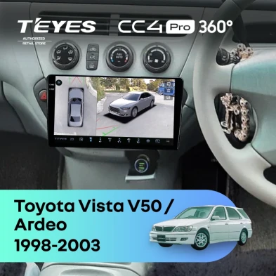 Штатная магнитола Teyes CC4 Pro 360 8/128 Toyota Vista Ardeo (1998-2003)