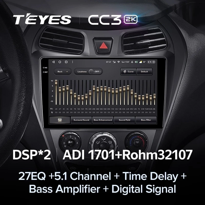Штатная магнитола Teyes CC3 2K 4/64 Hyundai Eon (2012-2019)