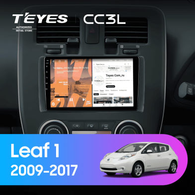 Штатная магнитола Teyes CC3L 4/64 Nissan Leaf 1 (2009-2017)