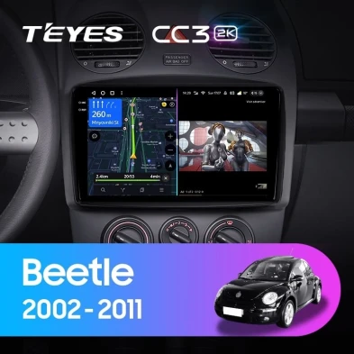 Штатная магнитола Teyes CC3 2K 6/128 Volkswagen Beetle A4 (2002-2011)