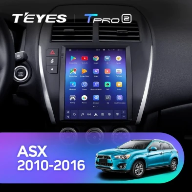 Штатная магнитола Tesla style Teyes TPRO 2 4/64 Mitsubishi ASX 1 (2010-2016) Тип-A