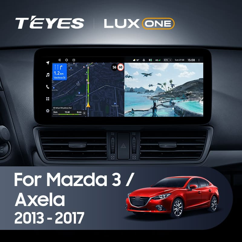 Штатная магнитола Teyes LUX ONE 4/64 Mazda 3 BM (2013-2017) Тип-B