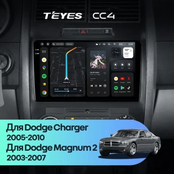 Штатная магнитола Teyes CC4 6/64 Dodge Charger 6 LX (2005-2010)