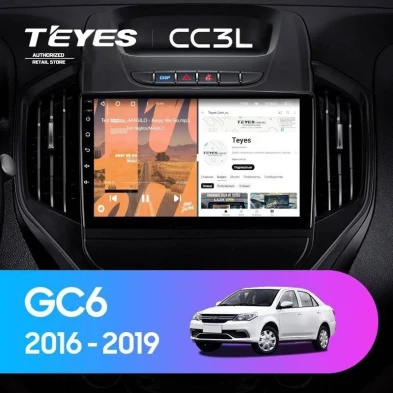Штатная магнитола Teyes CC3L 4/32 Geely GC6 (2016-2019)
