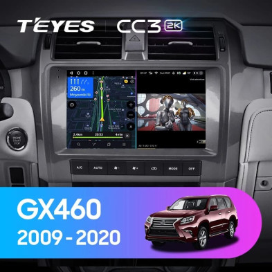 Штатная магнитола Teyes CC3 2K 360 6/128 Lexus GX460 J150 (2009-2020)