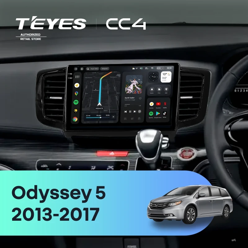 Штатная магнитола Teyes CC4 6/64 Honda Odyssey 5 (2013-2017)