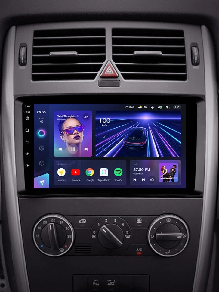 Штатная магнитола Teyes CC3 6/128 Mercedes-Benz B-Class T245 (2005-2011)