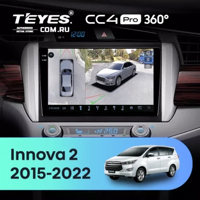 Штатная магнитола Teyes CC4 Pro 360 8/128 Toyota Innova 2 (2015-2022)