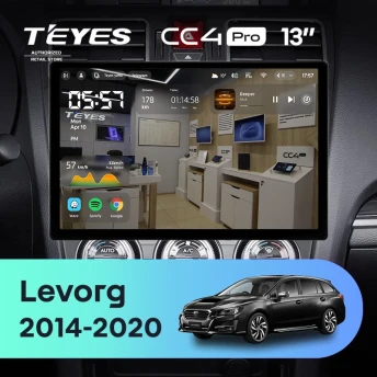 Штатная магнитола Teyes CC4 Pro 12/256 Subaru Levorg VM (2014-2020) F1 (13")