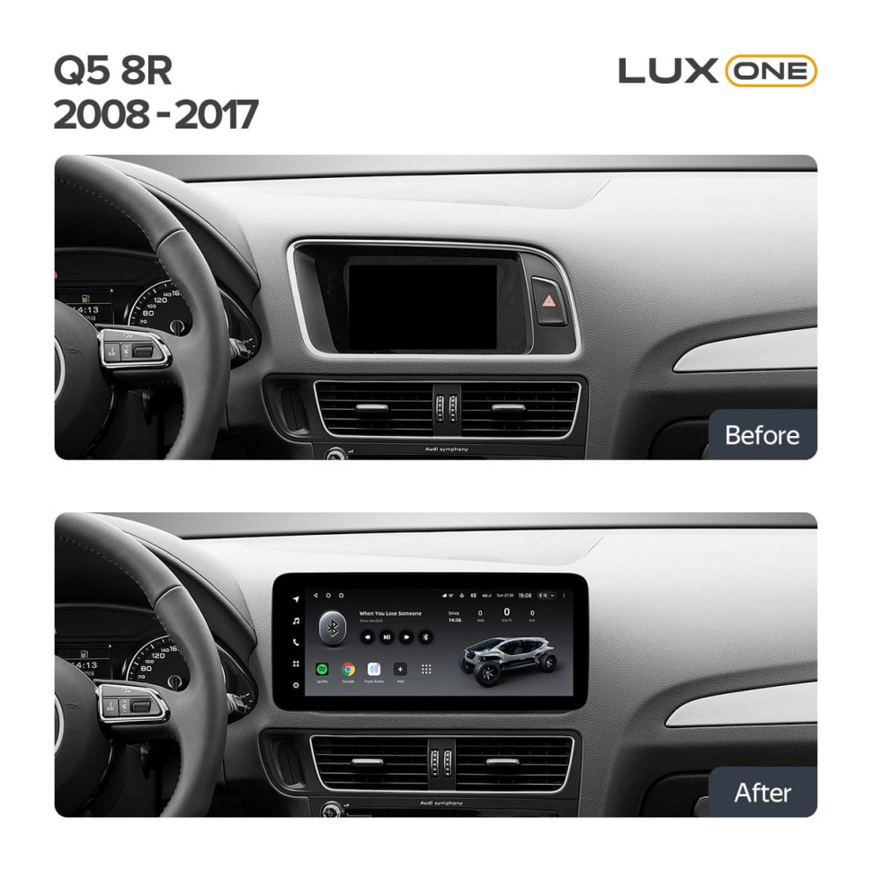 Переходная рамка Audi Q5 8R (2008-2017) Тип-B (12,3")