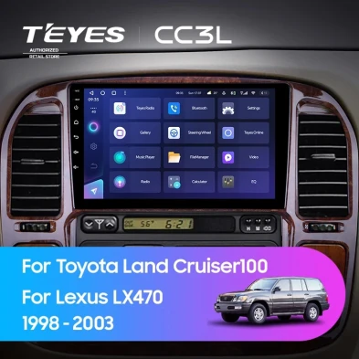 Штатная магнитола Teyes CC3L 4/64 Lexus LX470 (1998-2003) F1