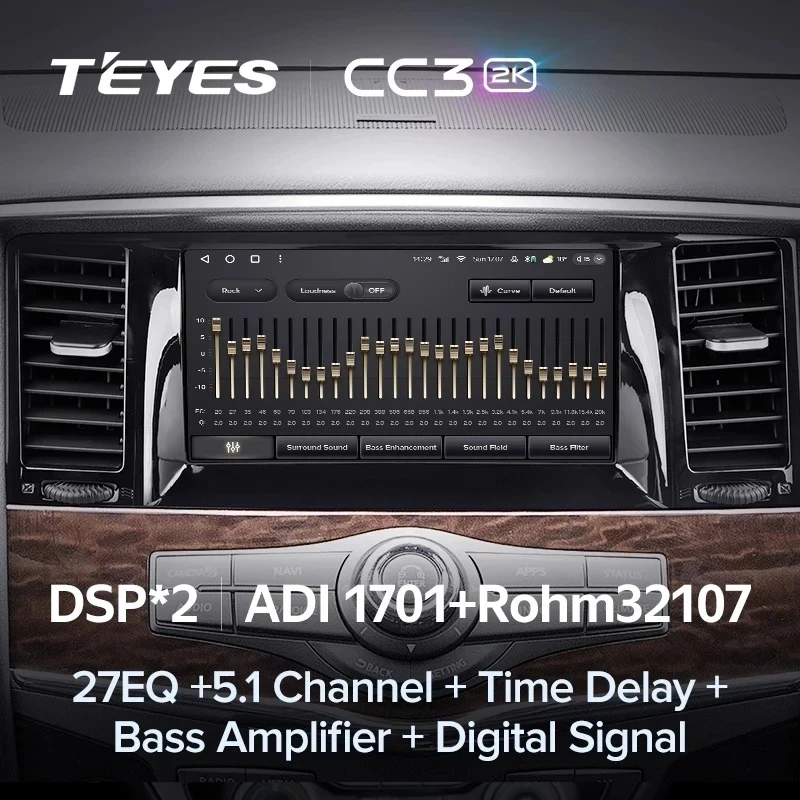 Штатная магнитола Teyes CC3 2K 6/128 Infiniti QX80 (2013-2020)