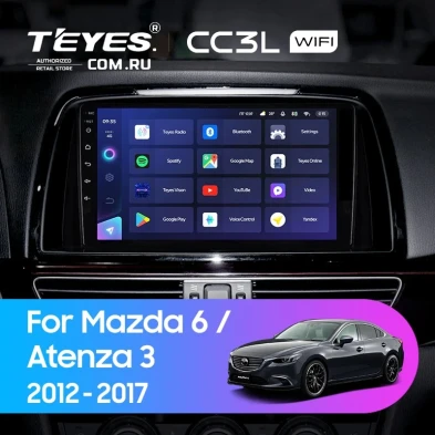 Штатная магнитола Teyes CC3L WiFi 2/32 Mazda Atenza 3 (2012-2017) Тип-A Правый руль