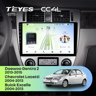 Штатная магнитола Teyes CC4L 6/64 Chevrolet Lacetti J200 (2004-2013) F2