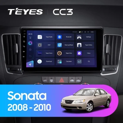 Штатная магнитола Teyes CC3 4/32 Hyundai Sonata NF (2008-2010) F2