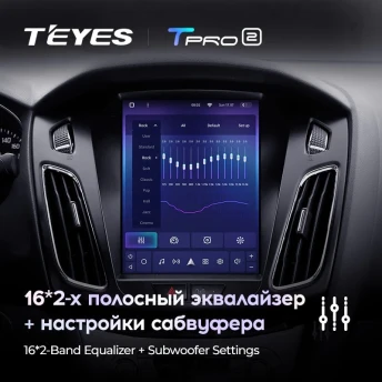 Штатная магнитола Tesla style Teyes TPRO 2 4/64 Ford Focus 3 Mk 3 (2011-2019)
